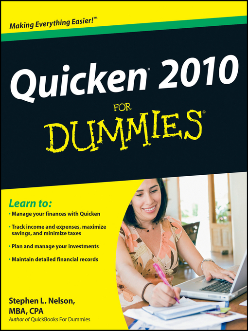 Title details for Quicken 2010 For Dummies by Stephen L. Nelson - Available